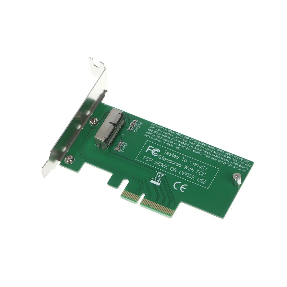 Adapter card to PCIe X4 for 2015 Apple MacBook Air A1465 Mac Pro MD878 ME253 SSD 1