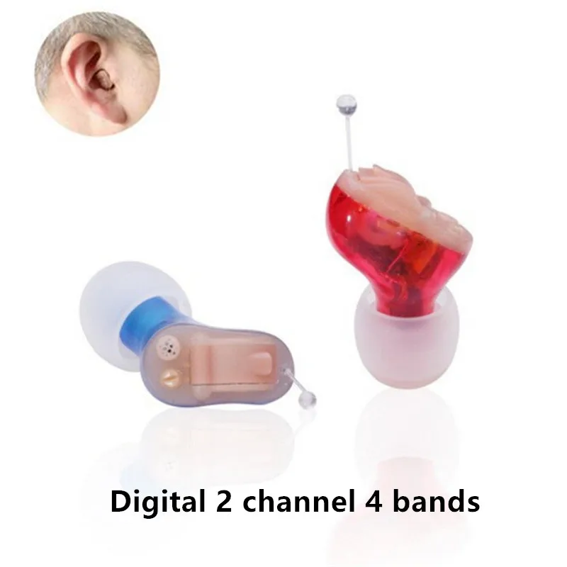 

AST Digital Hearing Aid in the ear CIC for the elderly invisible hearing amplifier mini ear sound amplifier with FDA approval