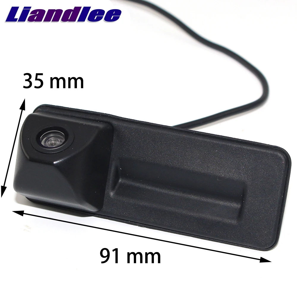 LiandLee Car Trunk Handle Rear View Reversing Parking Reverse Camera For Skoda Octavia MK2 1Z Facelift 2009~2013 (7)