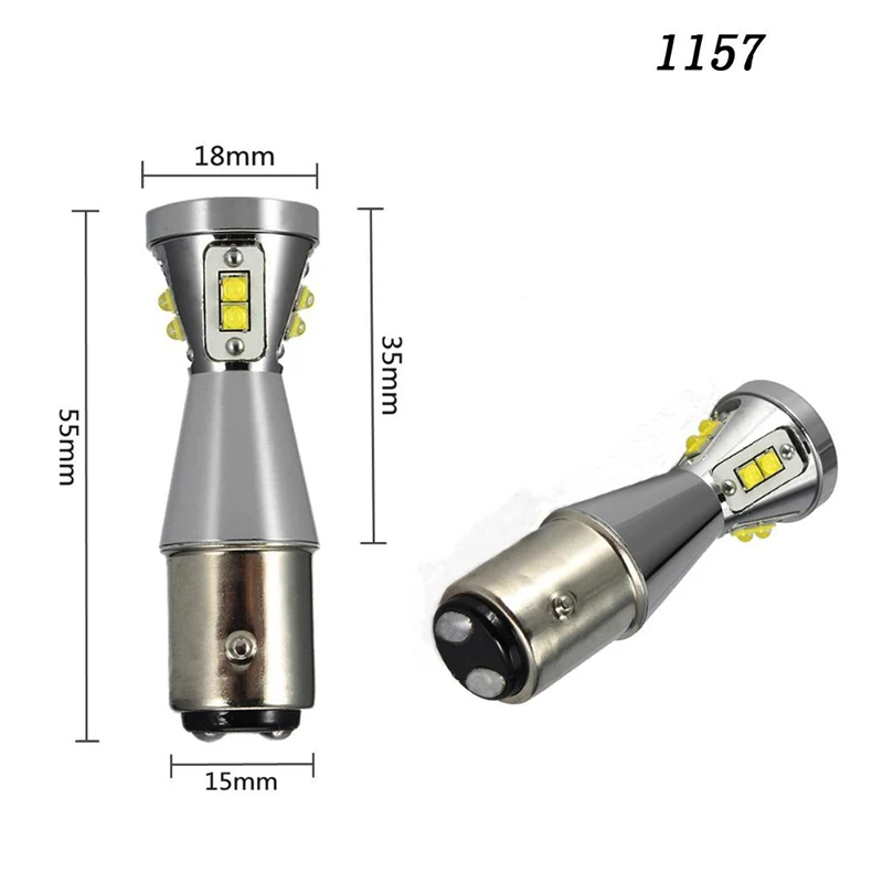 10X S25 P21W 1156 BA15S 1157 BAY15D 12В 24В автомобильные задние поворотные огни Светодиодные