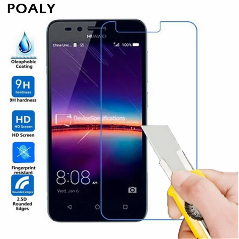

For Huawei Y3 II Tempered Glass Huawei Y3 II Y3II Y3 2 LUA-U22 Lua-L21 Screen Protector Glass Film Original pelicula de vidro