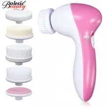 Реальные Броссе Бросился Очищающая щетка для лица Электрический Очиститель для лица кисть для ухода за кожей Массажер скруббер ролик для кожи лица