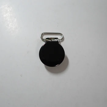 

25pcs 20mm 3/4" #1 BLACK COLOR Round Suspender Clips
