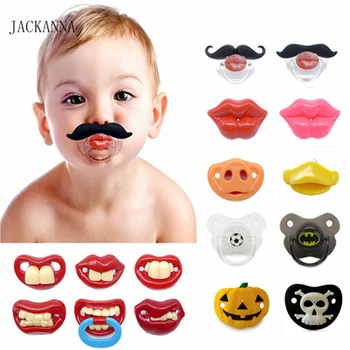 

Food Grade Silicone Funny Baby Pacifiers Dummy Nipple Teethers Toddler Pacy Orthodontic Soothers Teat for Baby Pacifier Gift 1PC