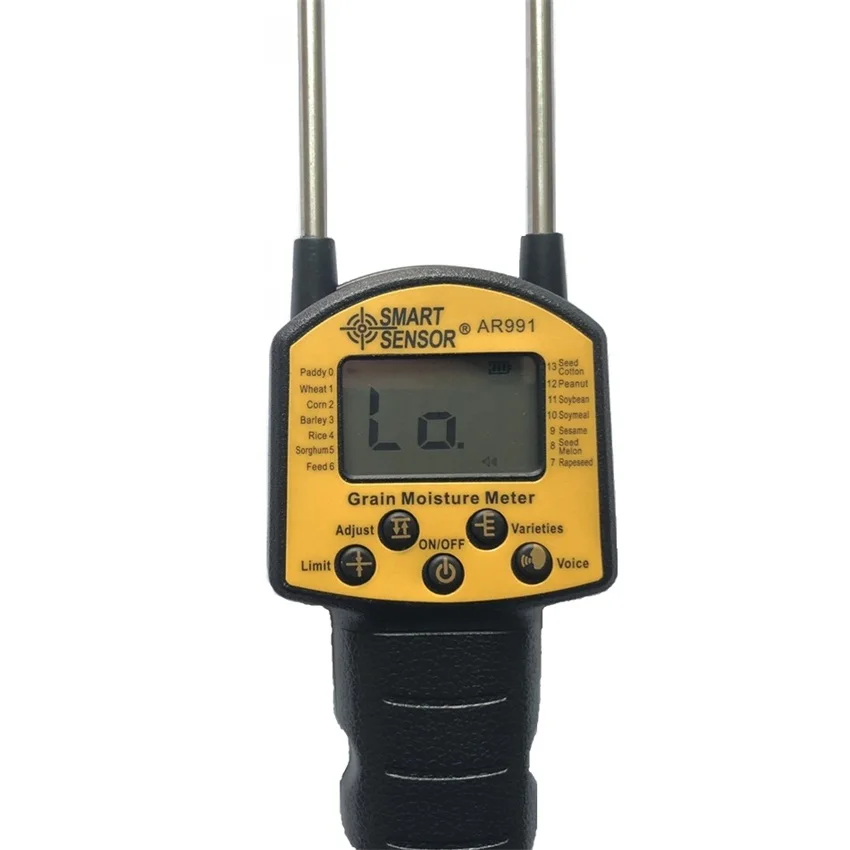 Smart Sensor AR991 Digital Moisture Meter Grain Moisture Meter Use For Corn,Wheat,Rice,Bean,Wheat Flour Fodder Rapeseed Seed