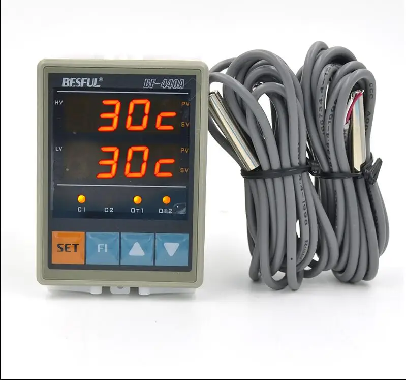 

Free shipping Bi River BF-440A dual probe temperature controller solar dual temperature thermostat temperature switch two