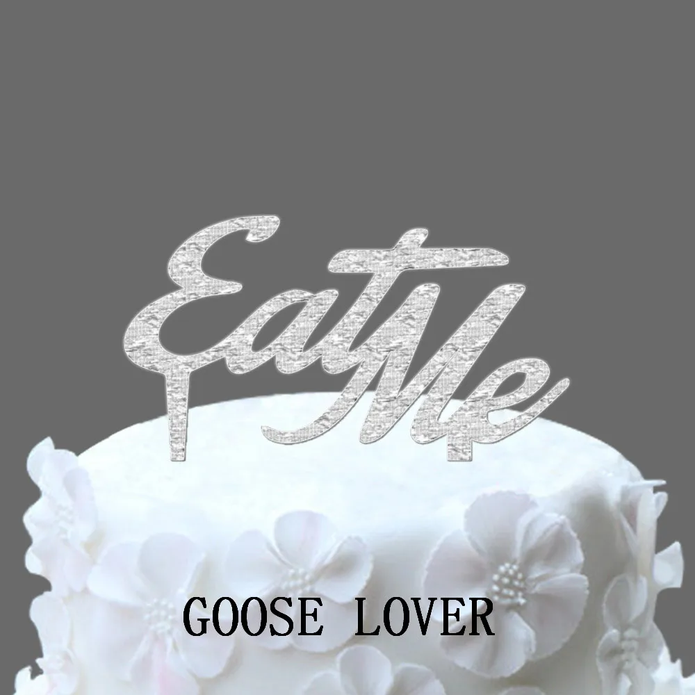 

Hilarious Personalize "Eat Me" Wedding Cake Topper Elegant Wedding Cake Supplies, Unique Wedding Cake Stand Wedding Accessories