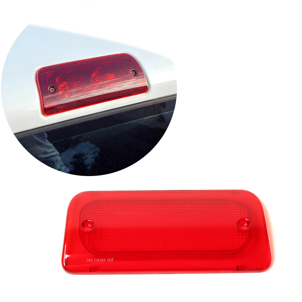 

3rd Brake Light Lens ,Extended Cab Only Genuine RHA High Red Third Brake Cover For GMC Sonoma 94-04 For Chevrolet S-10