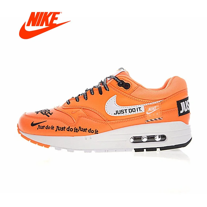 

Original New Arrival Authentic Nike Air Max 1 Just Do It Men's Running Shoes Sport Outdoor Sneakers Good Quality 917691-100