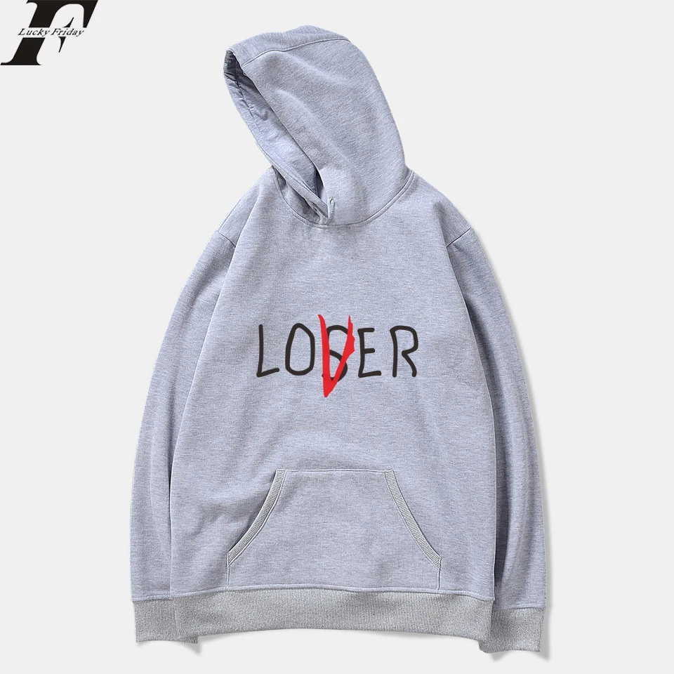 LUCKYFRIDAYF ستيفن الملك ذلك Pennywise النساء بلوزات هوديي إلكتروني مضحك المتناثرة عارضة هوديي الرجال/النساء الطباعة الملابس