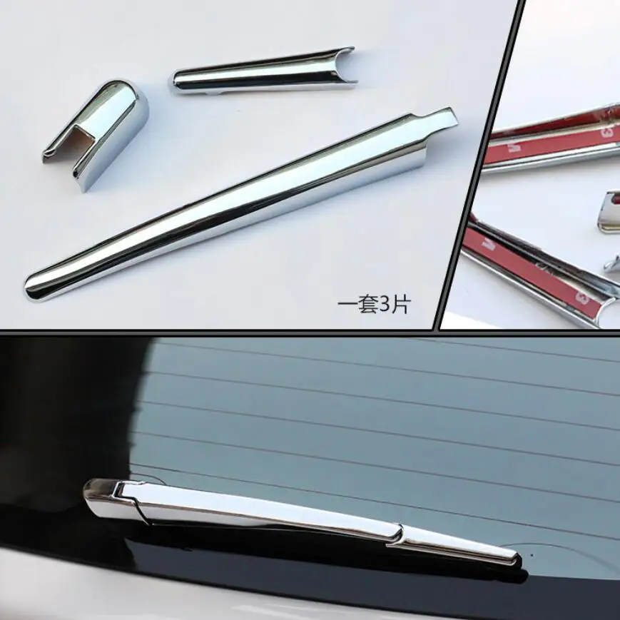 Автомобильный Стайлинг ABS хромированный задний стеклоочиститель отделка