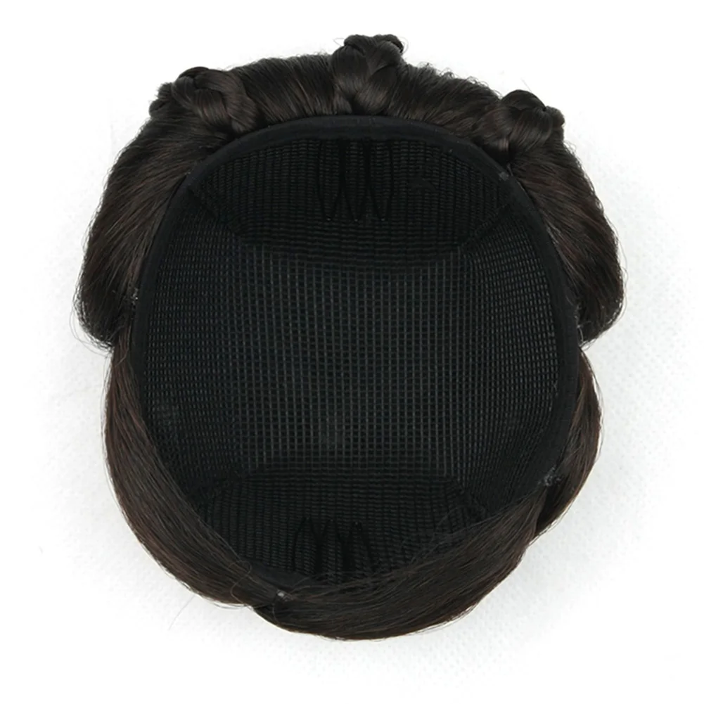 Удлинение Scrunchie удобная одежда плетение дышащий Легкий парик стиль элегантный