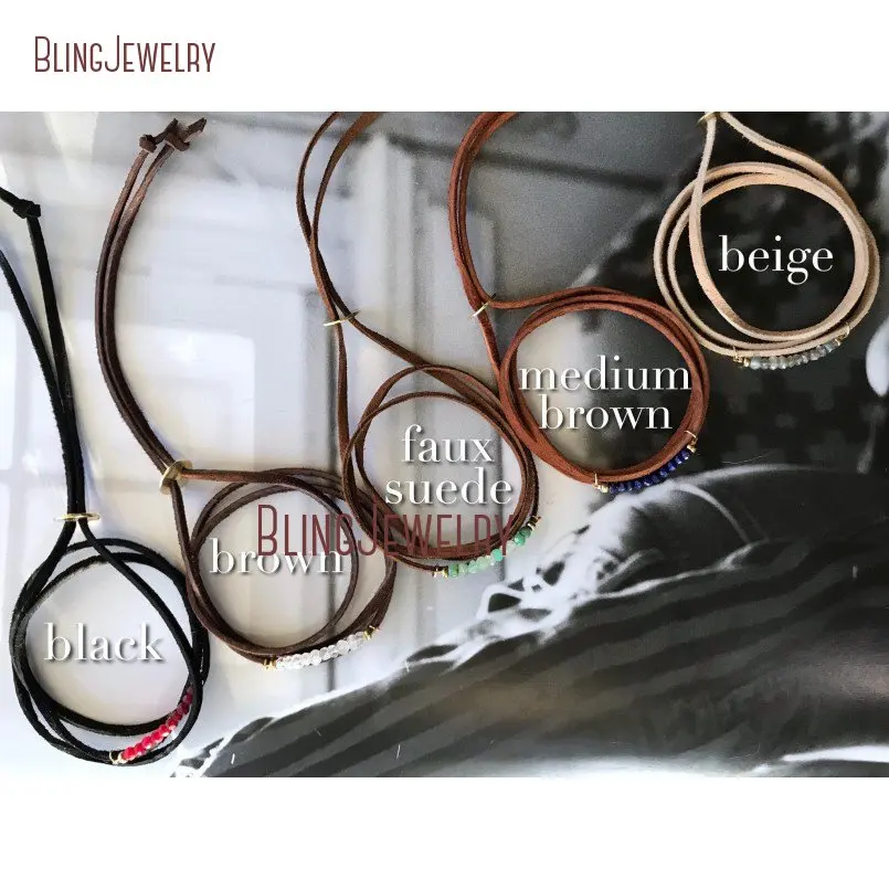 20181005-BM18601-stone bracelet leather bracelet minimal leather wrap bracelet coachella bracelet_2