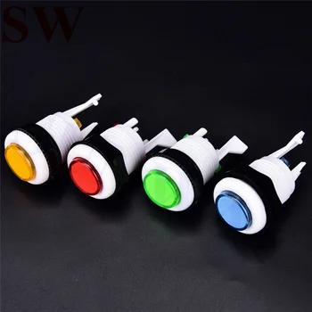 

50PCS 28mm Push Button Switch Arcade A4 Push Button Durable Multi cade MAME HAPP Style button with microswitch