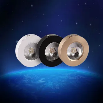 

Led Panel Lamps Mini Downlights 3w Cabinet Showcase Down Lights Cob Surface Mounted Spot Ceiling 85-265v 10pcs/lot