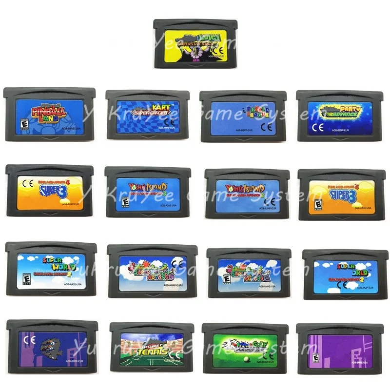 

Super Mari Series Video Game Memory Cartridge Card for 32 Bit Console Accessories