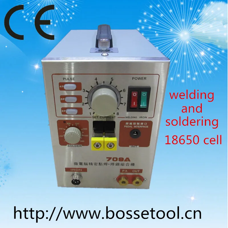 

Low Price 110V/220V CE Certificate 18650 Battery Welding Machine 709A,Free Shipping