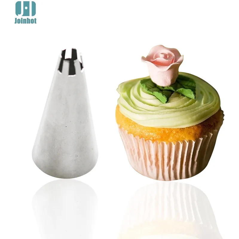 

Kitchen 1pcs Stainless Steel Icing Piping Nozzles Pastry Tip Cream Cake Decorations Cupcake Decorating Tools Set