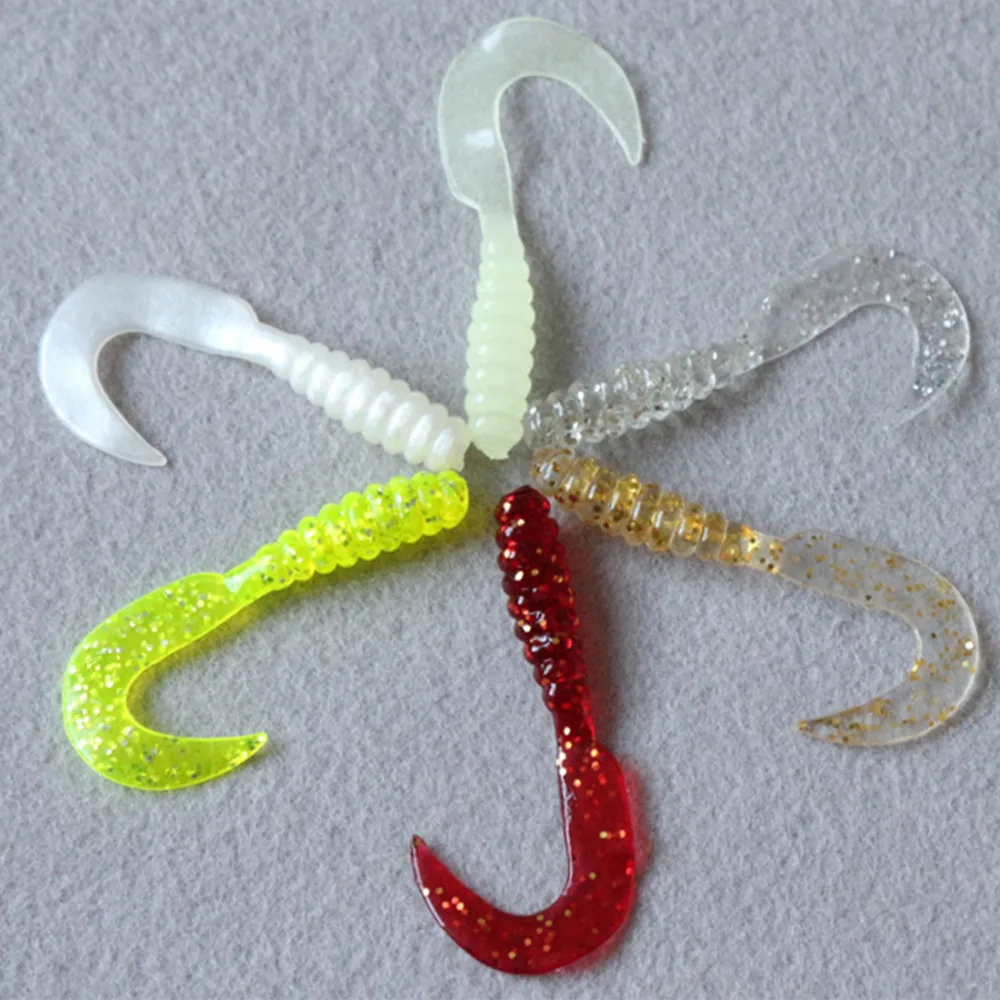 

10Pcs 6cm Soft Bait Sea Fishing Tackle Wobbler Jigging Fishing Lure Silicone Bait Soft Worm Shrimp