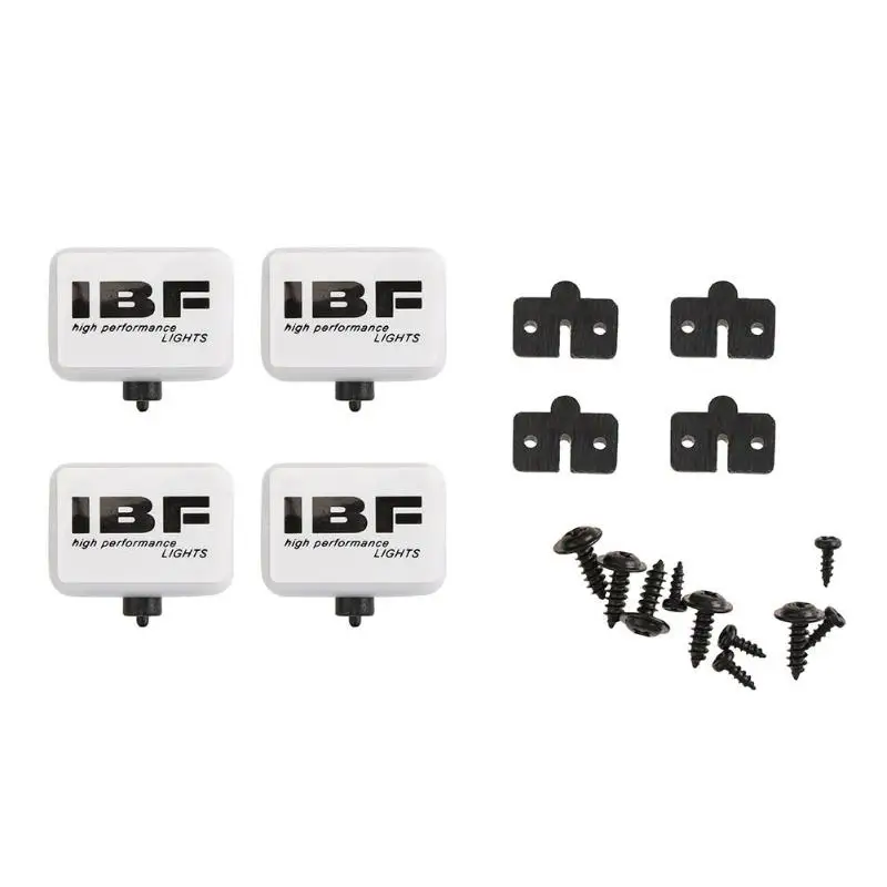 Goede 4 stks RC Auto Ronde LED Light Cover voor 110 Tamiya HSP RC Auto Axiale SCX10 D90 Traxxas TRX 4 RC crawler Lampenkap Model Onderdelen Acce
