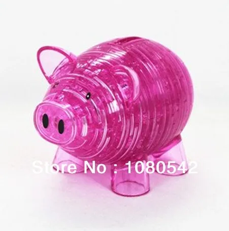3d pig puzzle