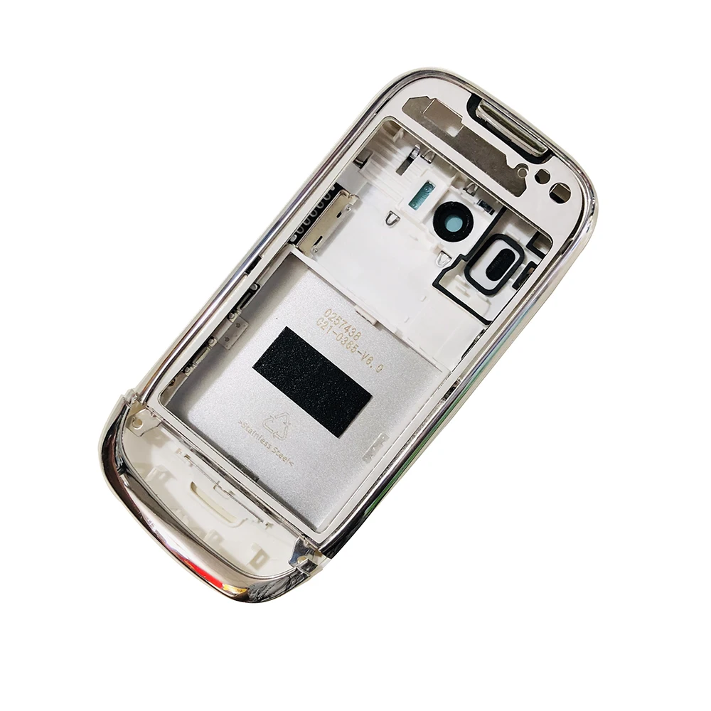 Полная передняя крышка C7 клавиатура для Nokia 00 высококачественный корпус +
