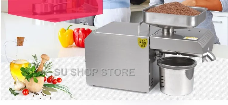 

hot and cold commercial oil press machine high oil extraction rate peanut sesame oil press machine price