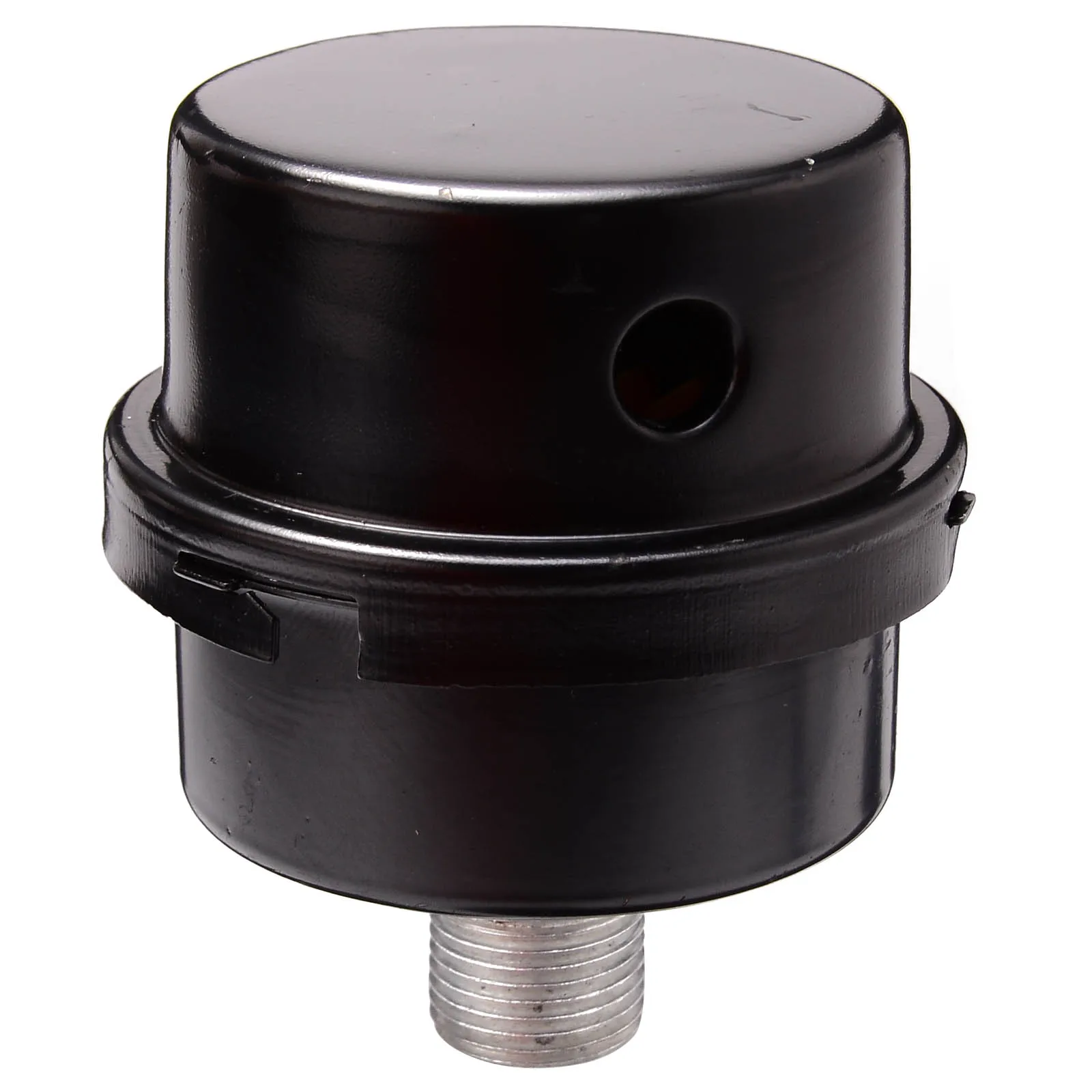 Thread Air Compressor Intake Filter Muffler Silencer Black Metal 3/8BSP 16mm For Air Compressor Inlet Plastic Shell