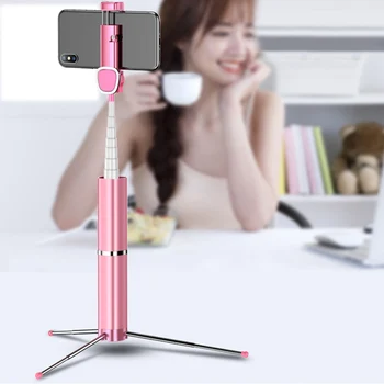 

Multi-functional Bluetooth Selfie Stick Portable Handheld Monopod Stick with Invisible Tripod SGA998