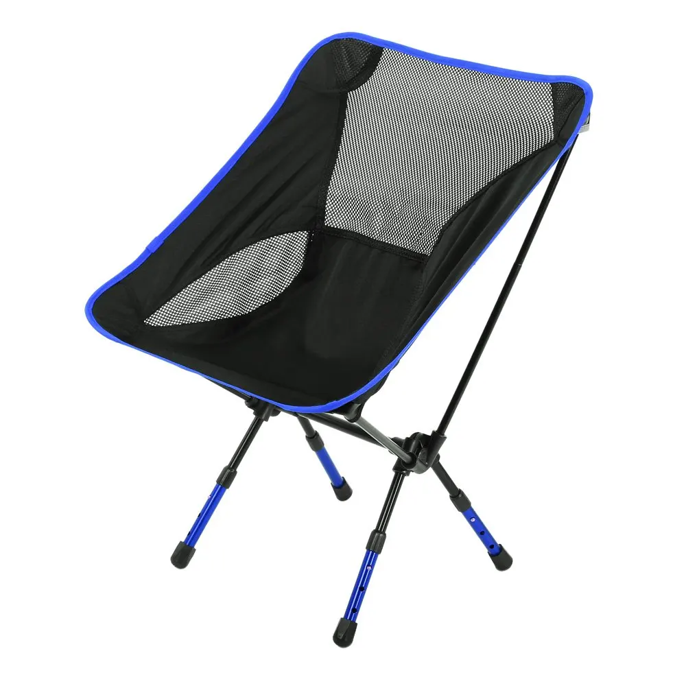 

4 Colors Foldable Utility Fishing Chair Outdoor Heightened Chair Seat Stool Equipment for Hiking Fishing Cycling