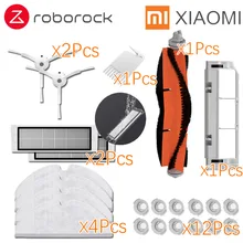 Suitable for Xiaomi Roborock Robot S50 S51 E35 Vacuum Cleaner Spare Parts Kits Mop Cloths Wet filter Side Brush Roll Brush Suitable for Xiaomi Roborock Robot S50 S51 E35 Vacuum Cleaner Spare Parts Kits Mop Cloths Wet filter Side Brush Roll Brush