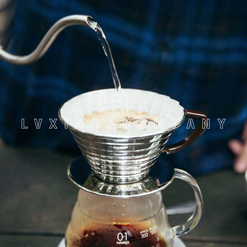 Kalita капельница для кофе из нержавеющей стали ручные фильтры с тремя отверстиями