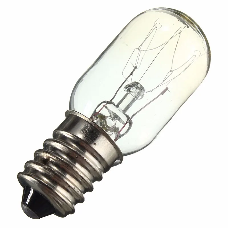 

Edison Bulb E14 SES 15W/25W Fridge Light Refrigerator Lamp Bulb Tungsten Filament Warm White Lighting AC220-230V