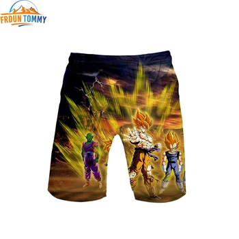 

Dragon Ball new fashion print summer men hot sale high quality hip pop trend shorts cool popular casual short