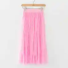 Zuolunouba модная шифоновая юбка из тюля Женская белая Faldas высокая Талия до колена шифоновая юпа Женская пачка юбка