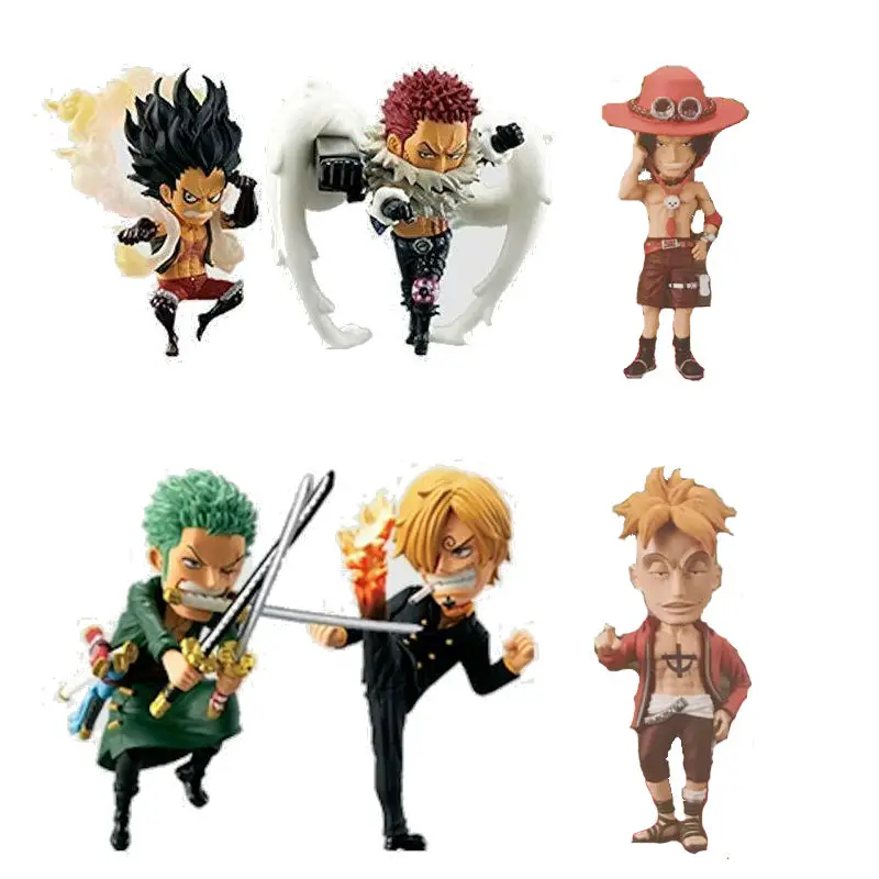 

ONE PIECE JUMP 50th World Collectible Figure LUFFY KATAKURI ZORO SANJI Set of 6