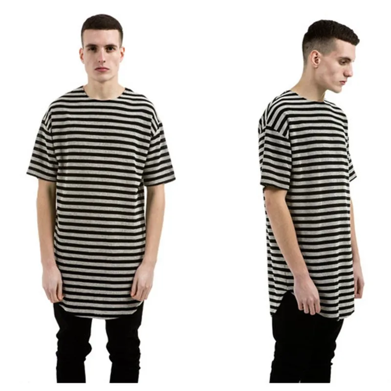 Hzijue Men T Shirt Long Sleeve Swag Mens T Shirts Fashion Striped Cotton Curved Hem Bottoming Comfortable Hiphop T Shirt Clothes Buy At The Price Of 9 29 In Aliexpress Com Imall Com imall
