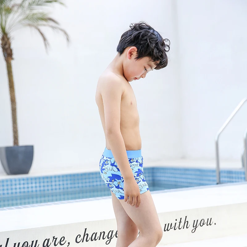 

2019 New Swimsuit Kids Baby Boys Swimming Trunks Children Boys Beach Shorts Striped Board Trunks Surfer Swimwear Short Pants