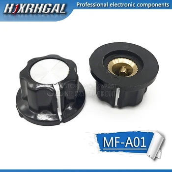 

10pcs MF-A01 bakelite potentiometer potentiometer knob cap diameter 19.5MM with RV16 hole 3.2MM hjxrhgal