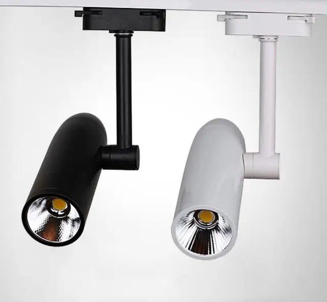 $US $234.00 Free Shipping 15W COB LED Spot track light AC85-265V Modern ceiling home spotlight rail fixutre for Cloth shop Art gallery
