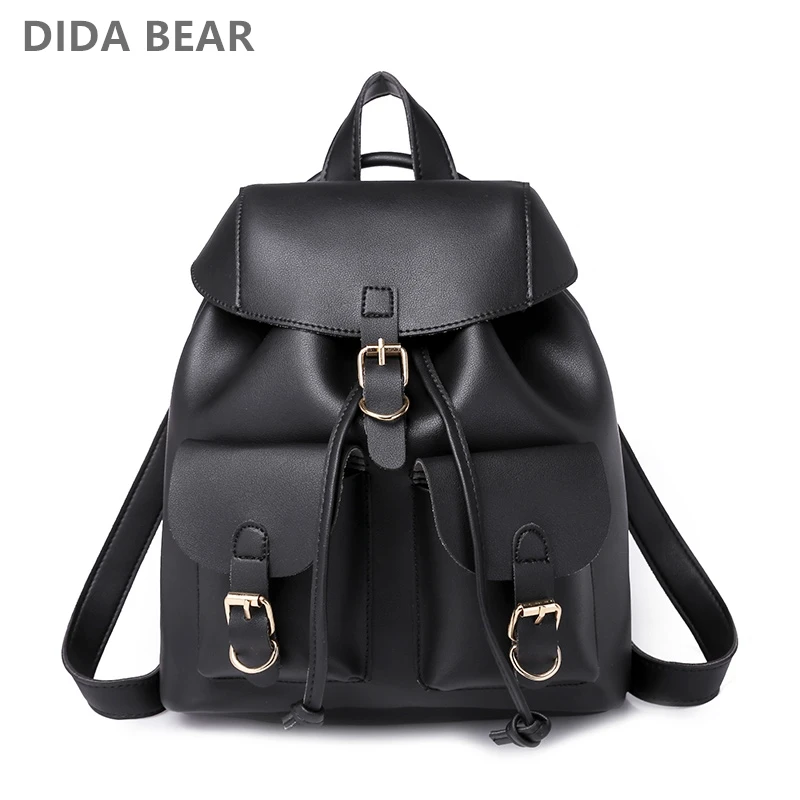 

New Women Leather Backpack Bolsas Mochila Feminina Large School backpacks for teenage girls Lady Travel Bag Fashion Rucksack
