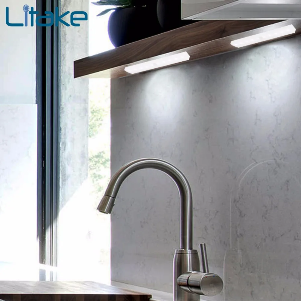 10 LED Closet Lights Motion Sensor Closet Night Light Wireless