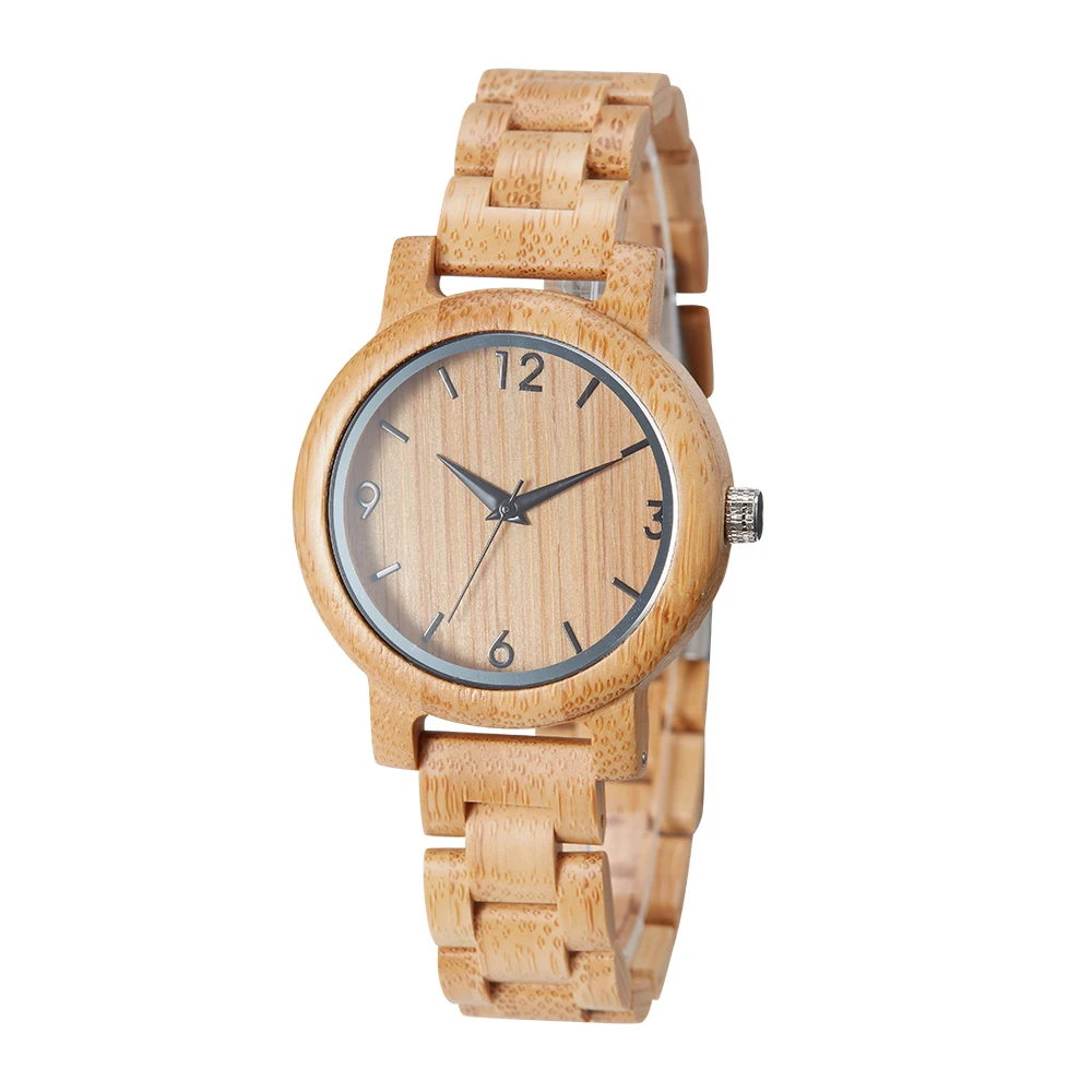 

TJW 2019 New Fashion Wooden Watch Quartz Lightweight Wristwatch Best Gift For Men In Wooden Box