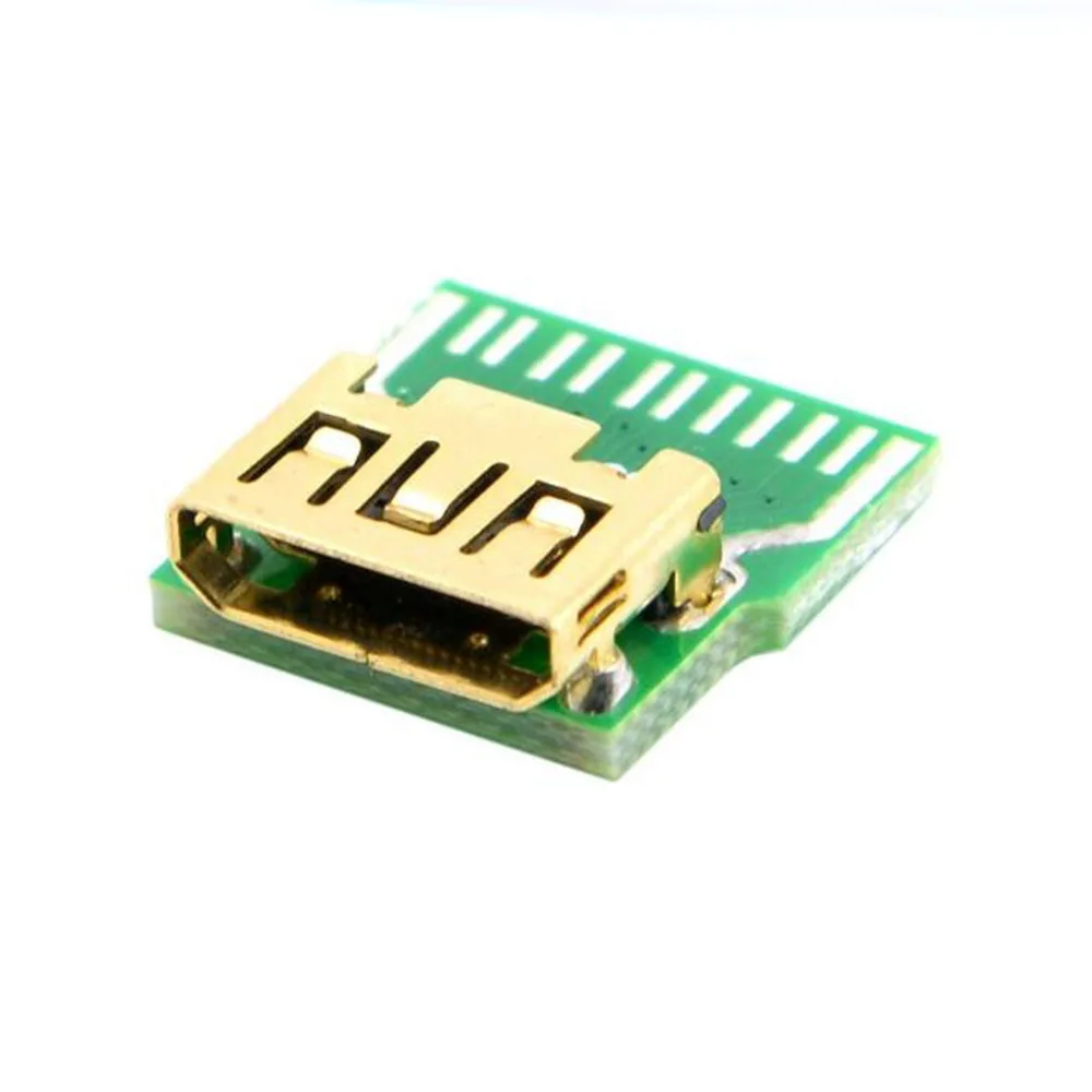 With Pcb Board Mini Hdmi Test Female Connector Mini Hdmi Female Socket