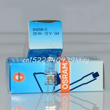OSRAM 64258-C 12 В 20 Вт галогенной лампы, дисплей/оптический, аналитических инструментов, 12V20W УФ G4 низкого напряжения Запасная лампа