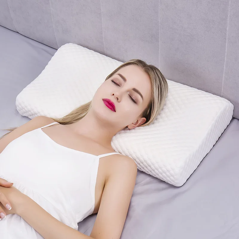 Memory Foam Neck Pillow Orthopedic Cervical Coccyx Massager Pillows For Sleeping Slow Rebound Health Care Pain Release Bedding|Body Pillows| - AliExpress