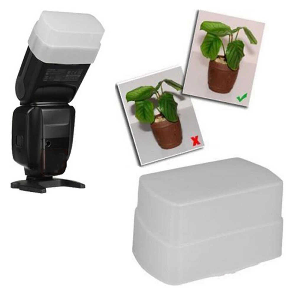 Camera Photo Softbox Flash Diffuser Soft Cap Box for Canon