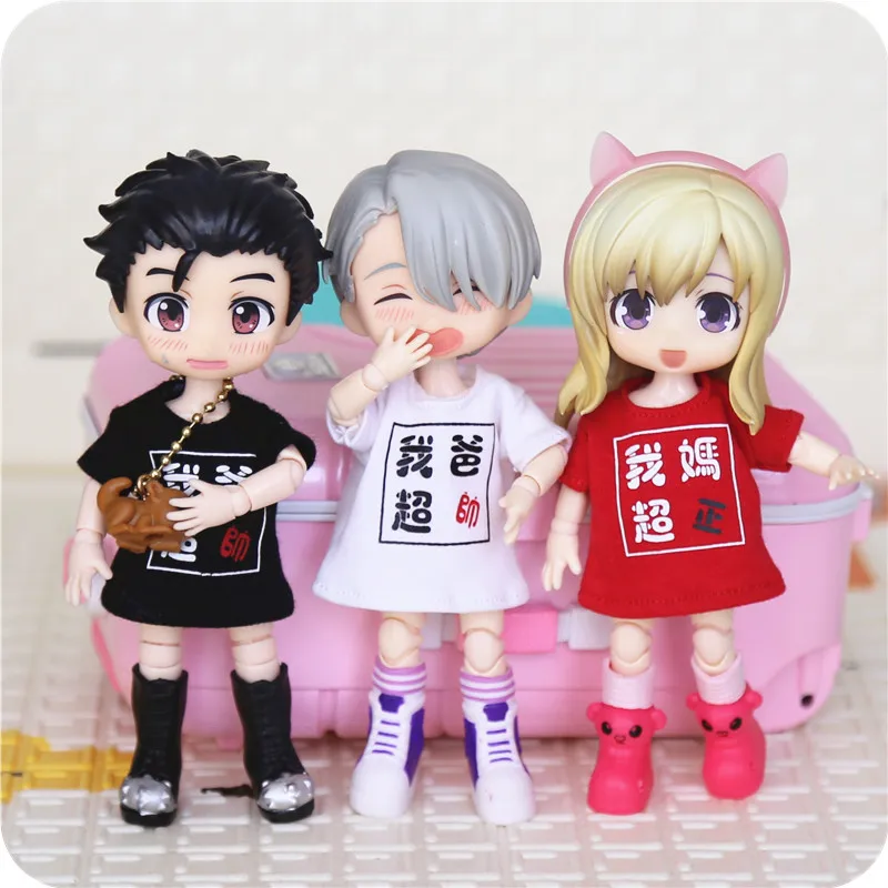 

Short T-shirt for Obitsu11 OB11 1/12 doll available for cu-poche OB11 accessories doll