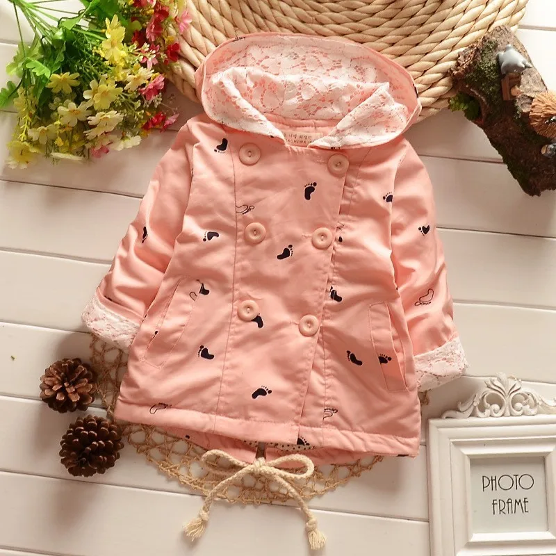 Baby Down Coat Outwear Cute Baby Jacket Girl Hoody Cardigan Coat
