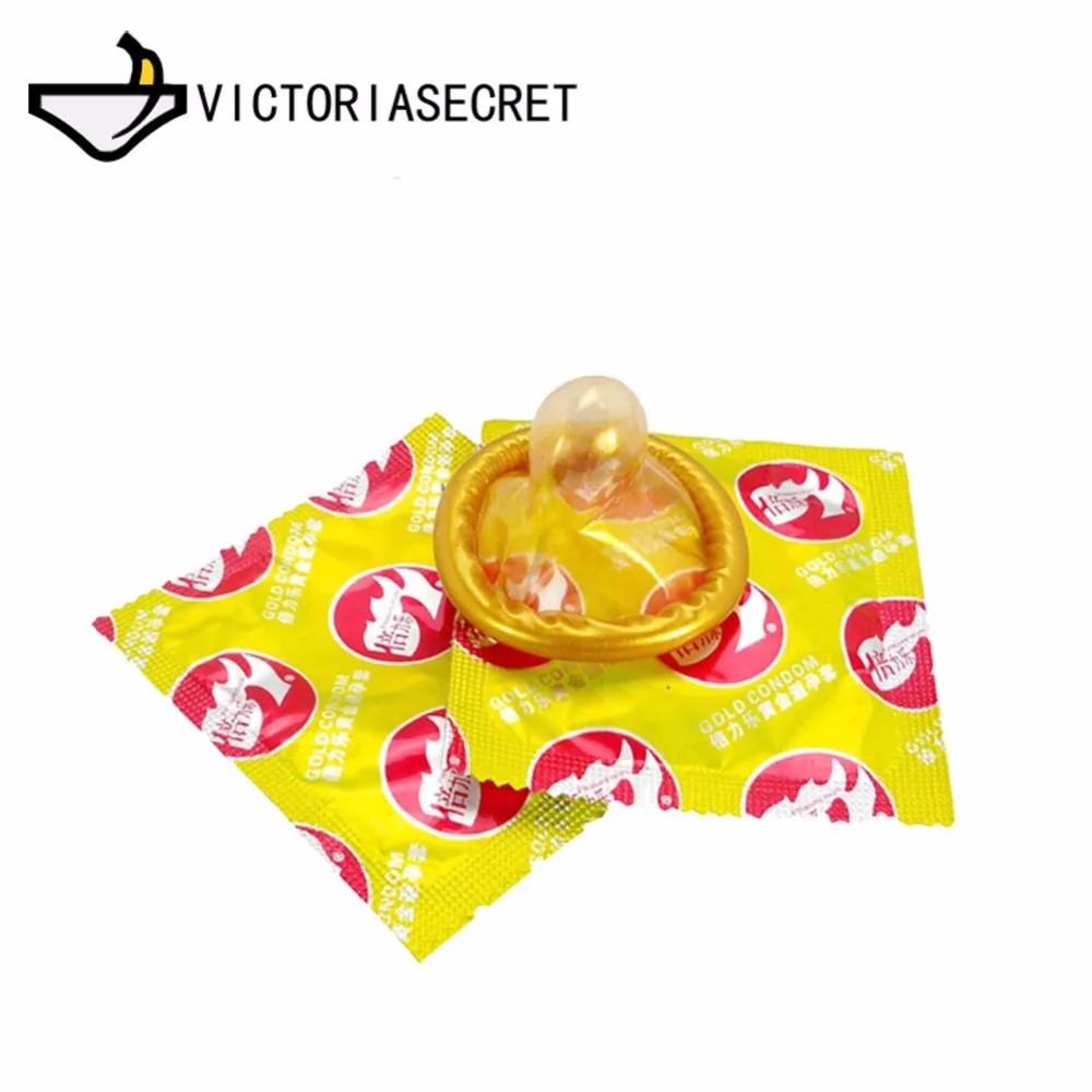 10 Pcs Men Golden Condoms Penis Sleeve Smooth Lubricated Durable Penis Ring Sex Toys Add Hot Lubricants Adult Game Sex Toys Dick